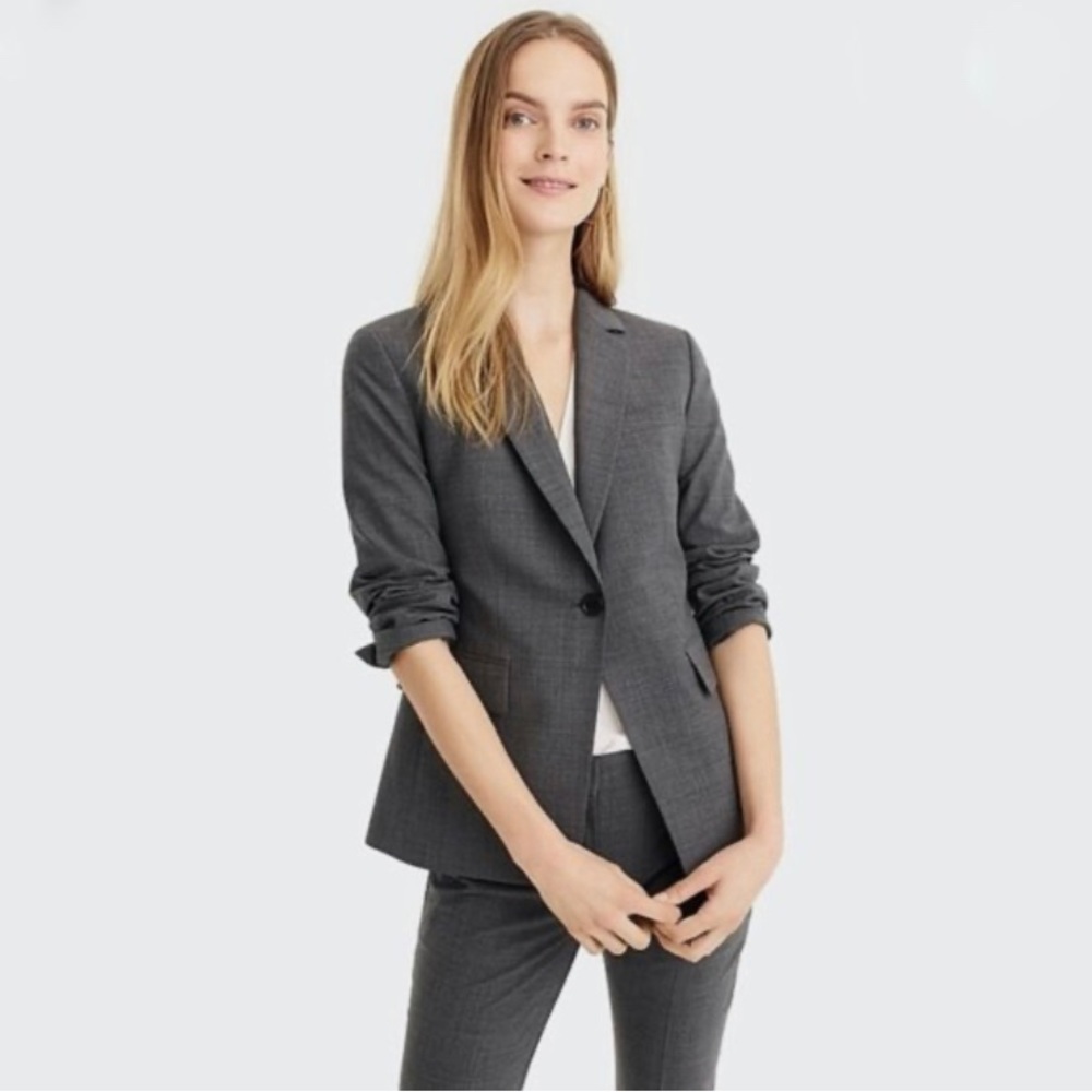 Express grey fitted blazer